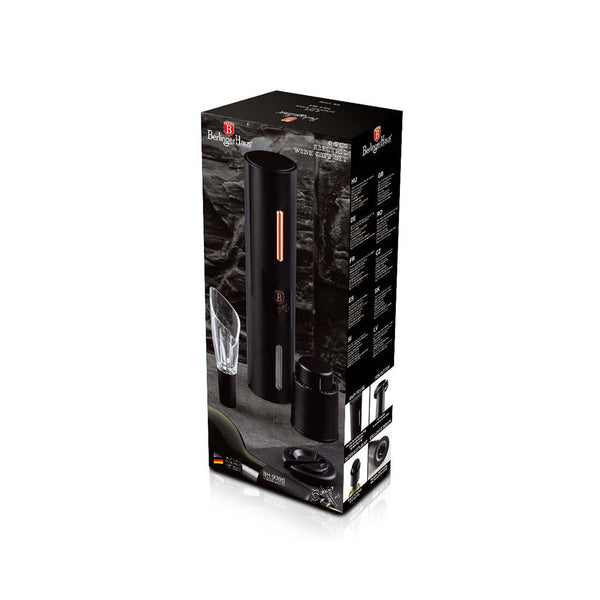 Berlinger Haus Weinöffner Set elektro black- rose gold