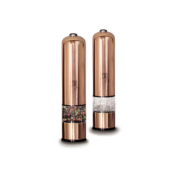 Berlinger Haus Elektrische Pfeffer- und Salzmühle 2er-Set Rose Gold Edition