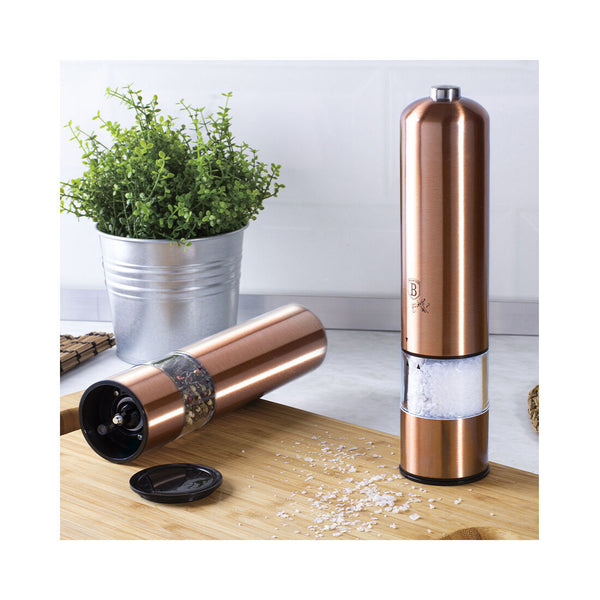 Berlinger Haus Elektrische Pfeffer- und Salzmühle 2er-Set Rose Gold Edition