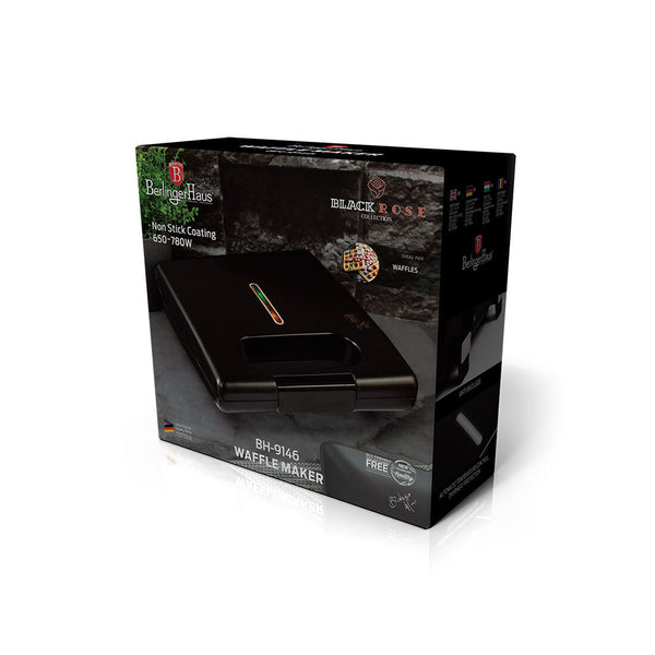 Berlinger Haus Waffeleisen Black Rose Collection