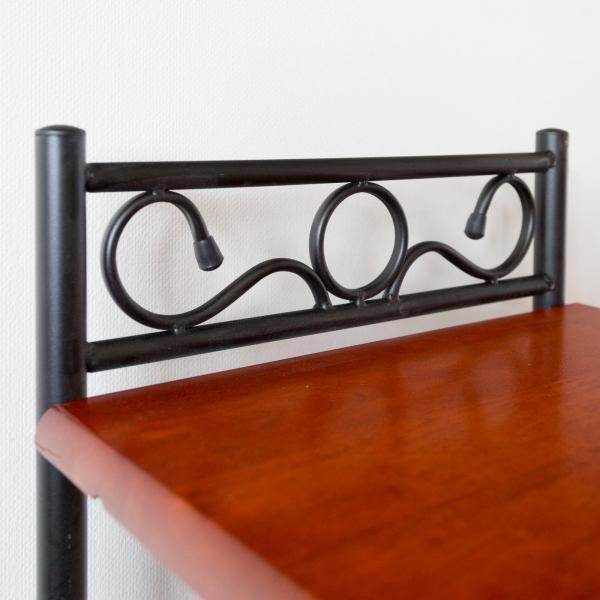 Nachttisch Metall Beistelltisch Schrank Verzierung