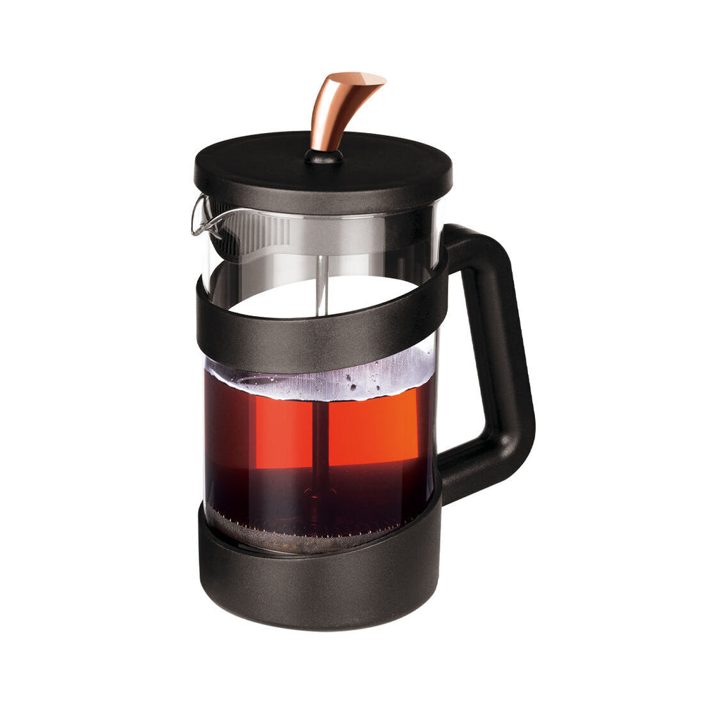 Berlinger House Tea and Coffee Pot 1000ml Black Rose Collection