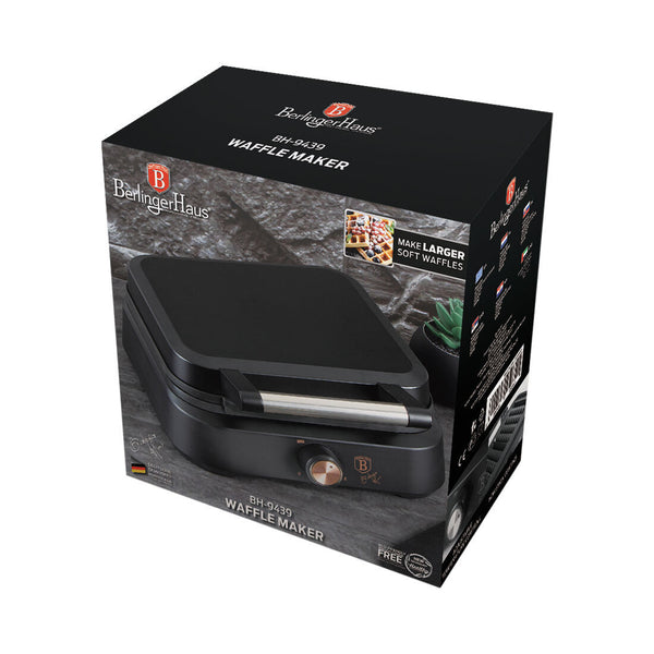 Berlinger Haus belgisches Waffeleisen Black Rose Collection
