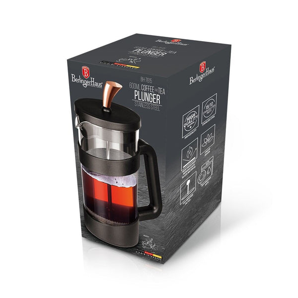 Berlinger Haus Tee- und Kaffeekanne 600ml Black Rose Collection