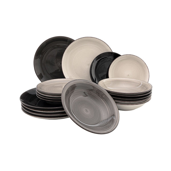 Tavola Industrial set di stoviglie da 18 pezzi