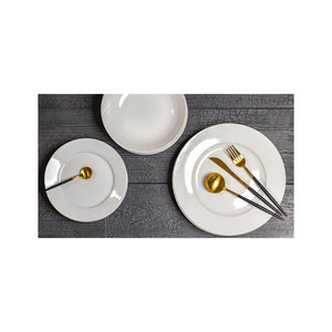 Servizio tavola Tavola 18 pezzi Bianco