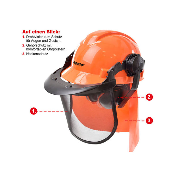 Casco forestale Hecht 900100