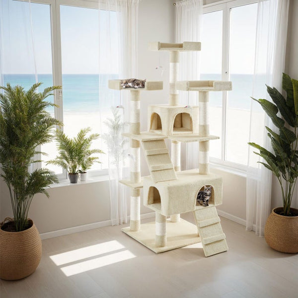 Kratzbaum Barney 170cm beige