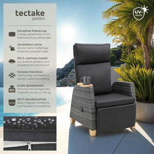 Rattansessel Pescara 2er Set