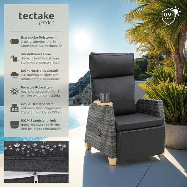 Rattansessel Pescara 2er Set