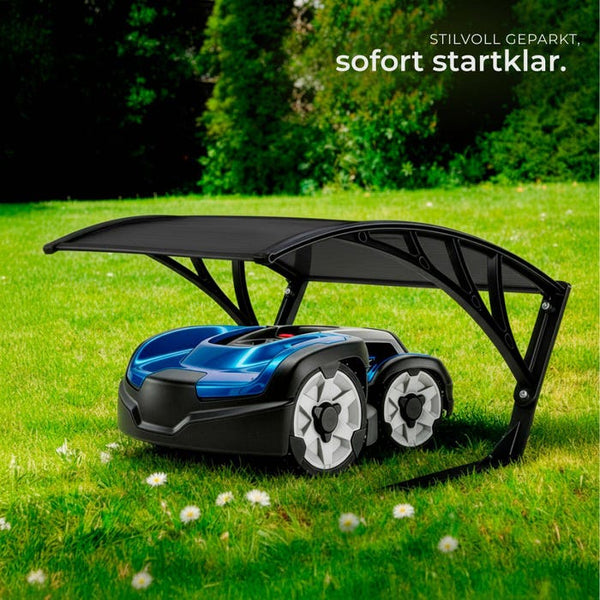 Rasenmäher-Roboter-Garage Domus schwarz