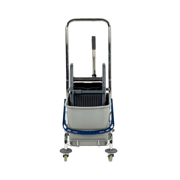 SPRiNTUS wet mop trolley with push handle and storage basket 27 L