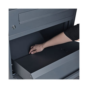 Boîte aux lettres Holmberg 50x38x112cm anthracite