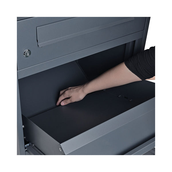 Boîte aux lettres Holmberg 50x38x112cm anthracite