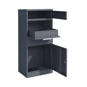 Boîte aux lettres Holmberg 50x38x112cm anthracite
