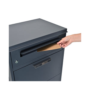 Boîte aux lettres Holmberg 50x38x112cm anthracite