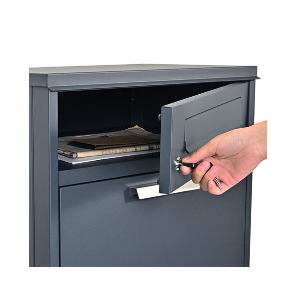 Boîte aux lettres Holmberg 50x38x112cm anthracite