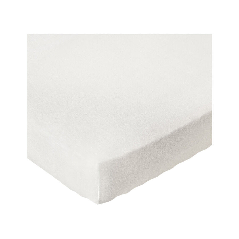Lenzuolo con angoli Divina Textil SuperStretch 90-100x190-220x17-25 cm bianco sporco