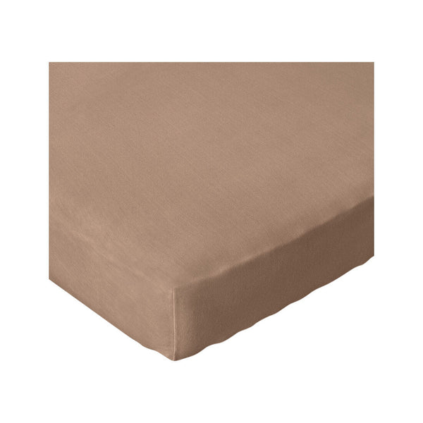 Divina Textil SuperStretch-Fixleintuch 90-100x190-220x17-25 cm taupe