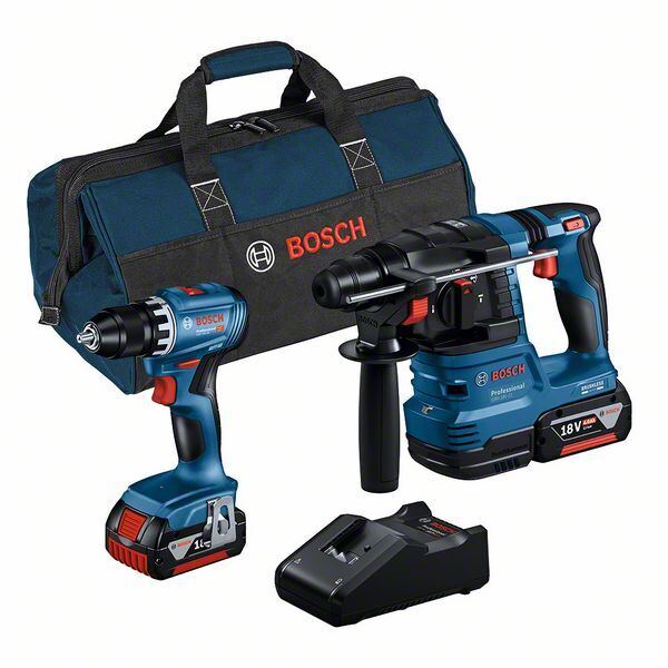 Bosch kit 2 pezzi 18V GSR + GBH + GAL