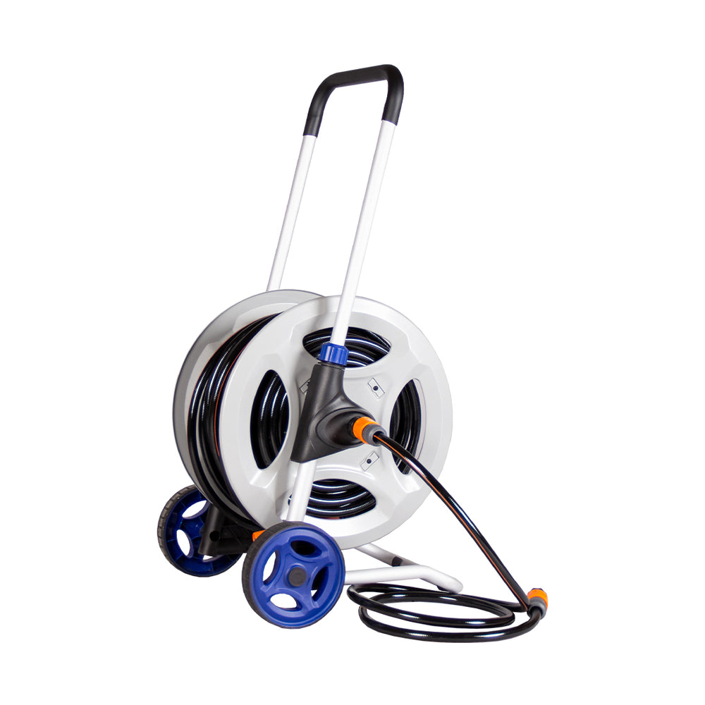Weber Garden Metal Hose Reel 45M