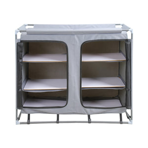 CONTINI Campingschrank 102x47x82cm anthrazit