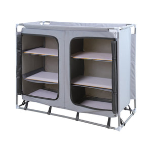 CONTINI Campingschrank 102x47x82cm anthrazit