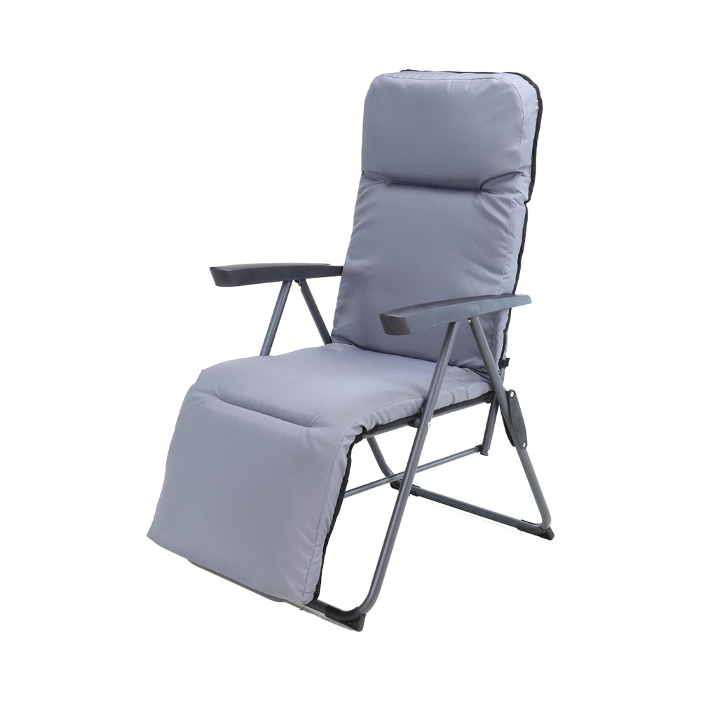 Sedia da giardino relax CONTINI antracite