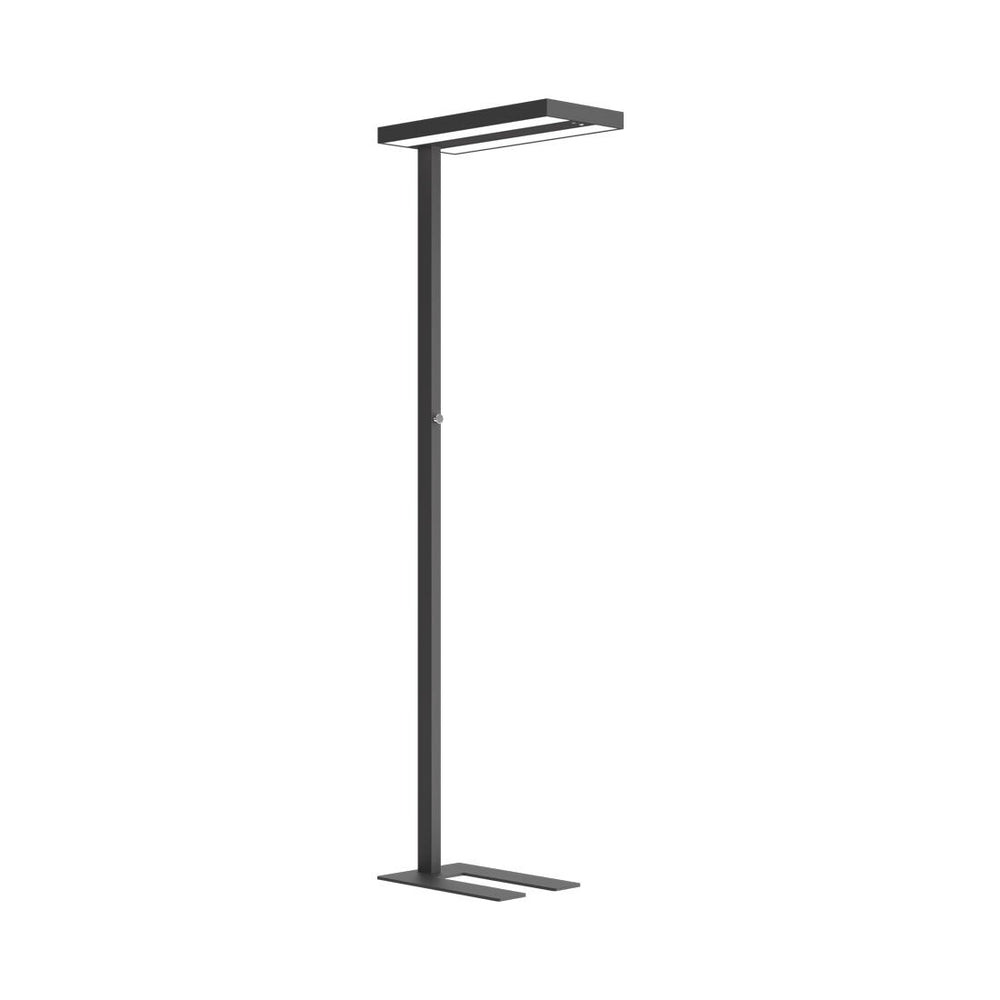 CONTINI LED office floor lamp, dimmable, anthracite