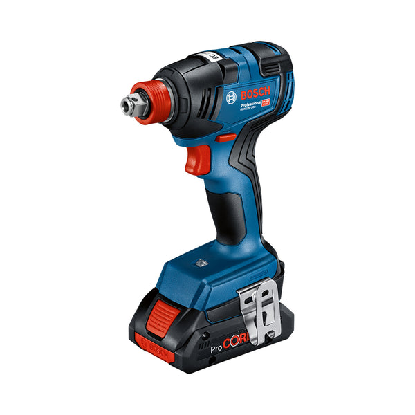 Bosch 3Tool Kit GSB 18V-45+ GDX 18V-200+ GWS 18V-7+ 2 x 5.0 Ah+ GAL 18V-40+ Tasche M (C)
