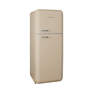 Kibernetik KSTK253 Retro Kühl-Gefrierkombination beige