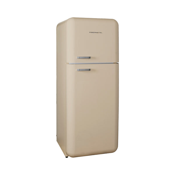 Kibernetik KSTK253 Retro Kühl-Gefrierkombination beige