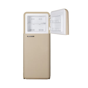Kibernetik KSTK253 Retro Kühl-Gefrierkombination beige