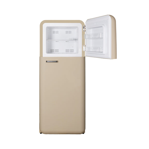 Kibernetik KSTK253 Retro Kühl-Gefrierkombination beige