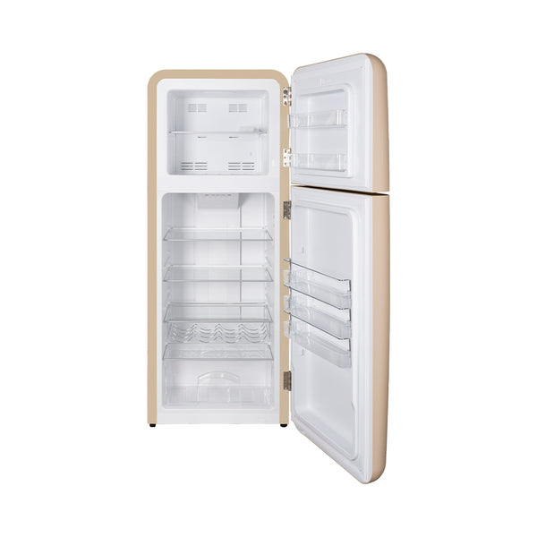 Kibernetik KSTK253 Retro Kühl-Gefrierkombination beige