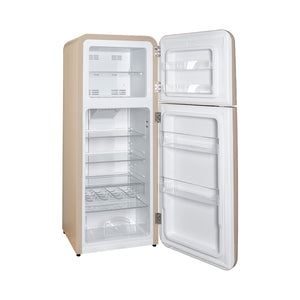 Kibernetik KSTK253 Retro Kühl-Gefrierkombination beige