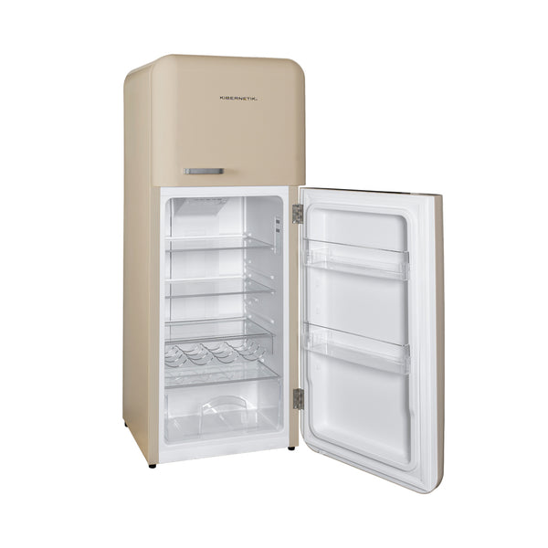 Kibernetik KSTK253 Retro Kühl-Gefrierkombination beige