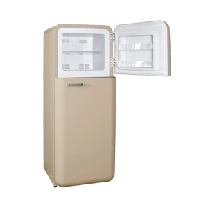 Kibernetik KSTK253 Retro Kühl-Gefrierkombination beige