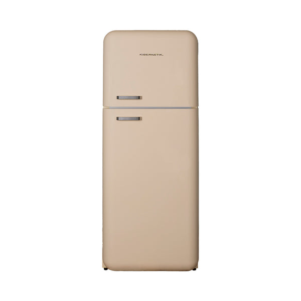 Kibernetik KSTK253 Retro Kühl-Gefrierkombination beige
