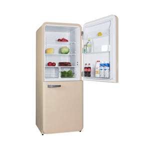 Kibernetik KSTK401 Retro Kühl-Gefrierkombination beige