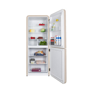 Kibernetik KSTK401 Retro Kühl-Gefrierkombination beige