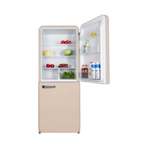 Kibernetik KSTK401 Retro Kühl-Gefrierkombination beige