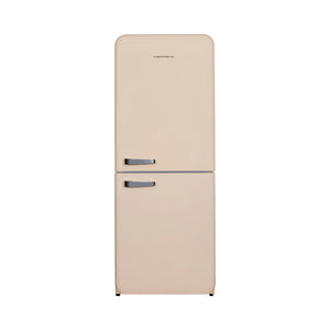 Kibernetik KSTK401 Retro Kühl-Gefrierkombination beige
