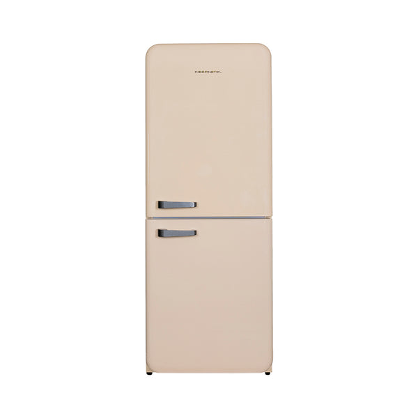 Kibernetik KSTK401 Retro Kühl-Gefrierkombination beige