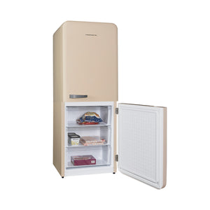 Kibernetik KSTK401 Retro Kühl-Gefrierkombination beige