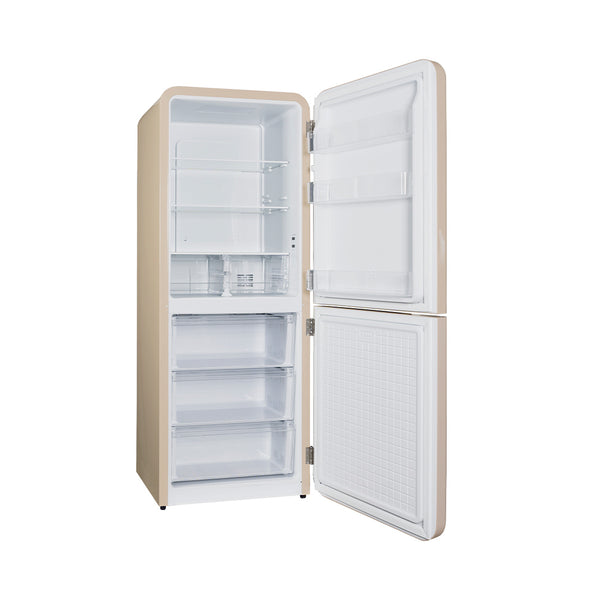 Kibernetik KSTK401 Retro Kühl-Gefrierkombination beige