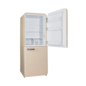 Kibernetik KSTK401 Retro Kühl-Gefrierkombination beige