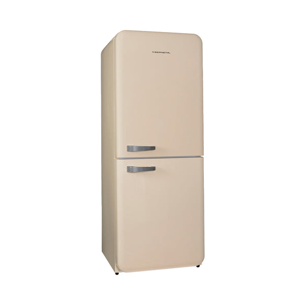 Kibernetik KSTK401 Retro Kühl-Gefrierkombination beige