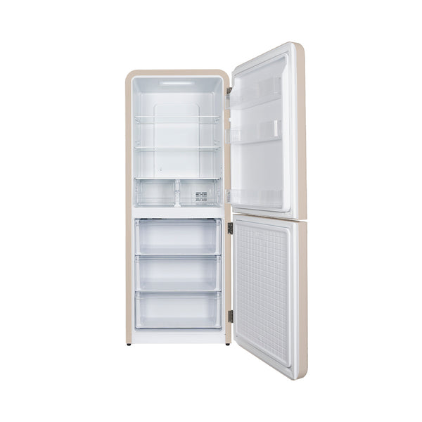 Kibernetik KSTK401 Retro Kühl-Gefrierkombination beige