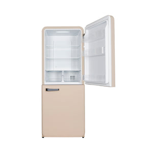 Kibernetik KSTK401 Retro Kühl-Gefrierkombination beige
